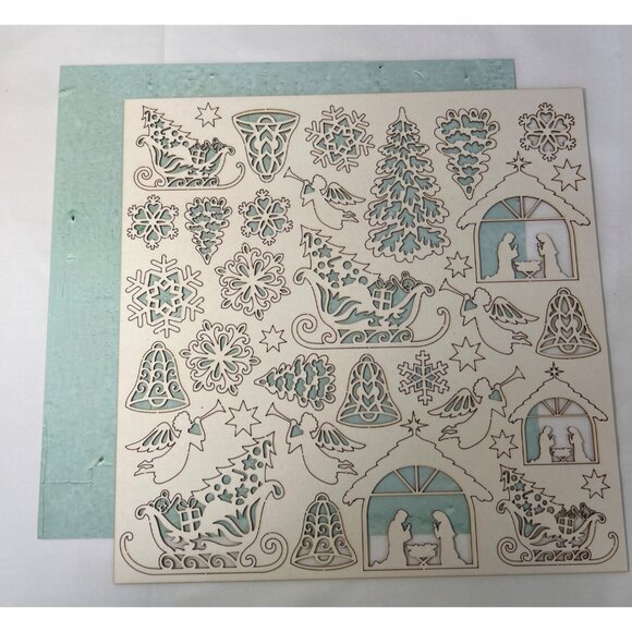 Mintay Chippies Chipboard Decor Elements Christmas Misc Set MT-CHIP2-D36 - Picture 2 of 4